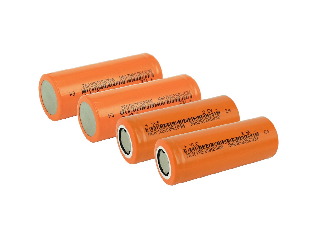 18500 3.6V 2040mAh Rechargeable Battery Cells - PowerSmart