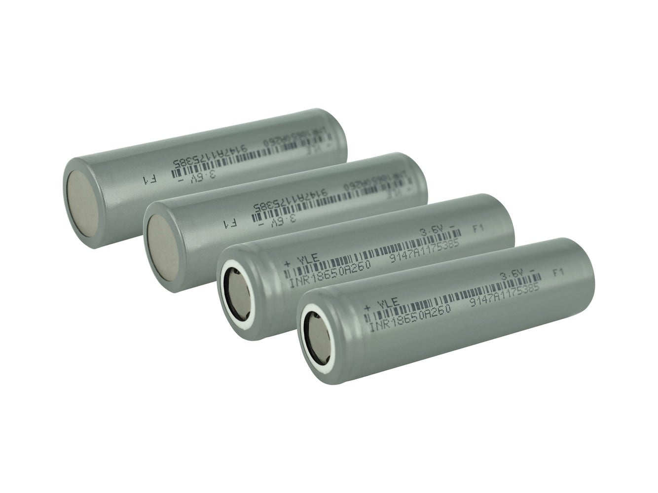 18650 3.6V 2600 mAh Rechargeable Battery Cells - PowerSmart