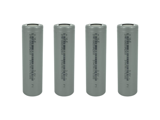 18650 3.6V 2600 mAh Rechargeable Battery Cells - PowerSmart