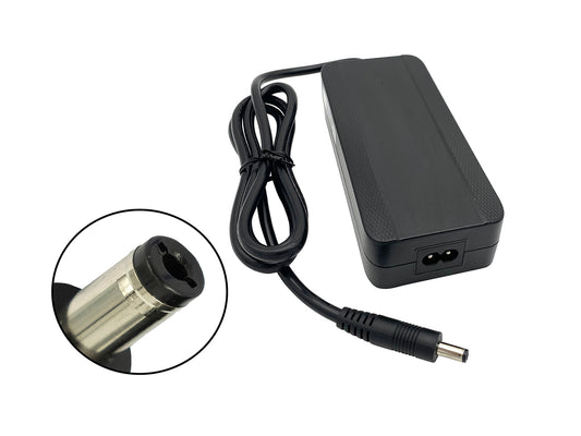 High-quality e-bike charger 36V 2A for batteries from Telefunken, Phylion, Trio, TNLi and much more (DC 5.5x2.1mm) - PowerSmart