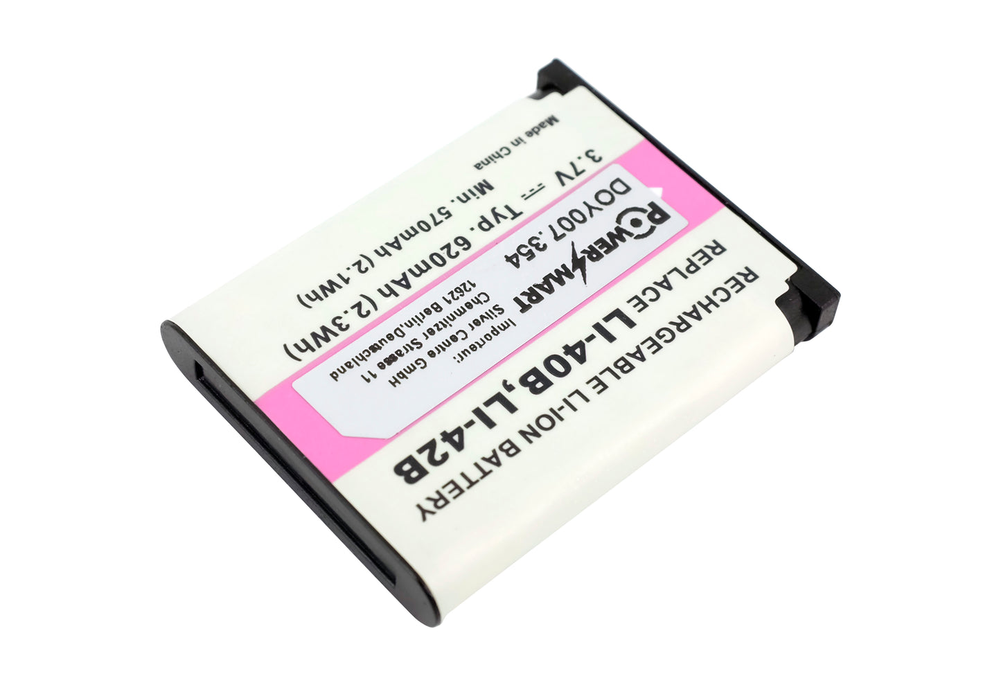 Digital Camera Battery Replacement for KODAK EasyShare M200, M22, M23, M522, M530, M531, M532, M5350, M5370, M550, M552, M575, M577, M580, M583, M750, M873 Zoom, M883 Zoom, MD30, Mini, Touch, PixPro FZ51