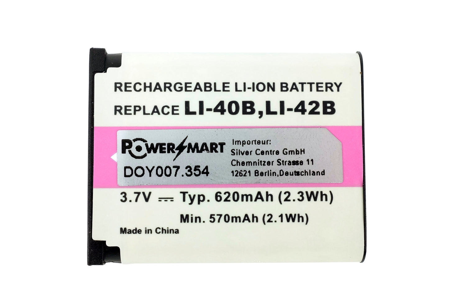 Digital Camera Battery Replacement for KODAK EasyShare M200, M22, M23, M522, M530, M531, M532, M5350, M5370, M550, M552, M575, M577, M580, M583, M750, M873 Zoom, M883 Zoom, MD30, Mini, Touch, PixPro FZ51