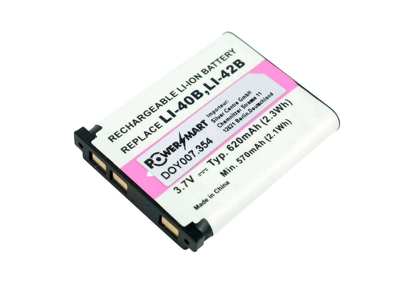 Digital Camera Battery Replacement for KODAK EasyShare M200, M22, M23, M522, M530, M531, M532, M5350, M5370, M550, M552, M575, M577, M580, M583, M750, M873 Zoom, M883 Zoom, MD30, Mini, Touch, PixPro FZ51