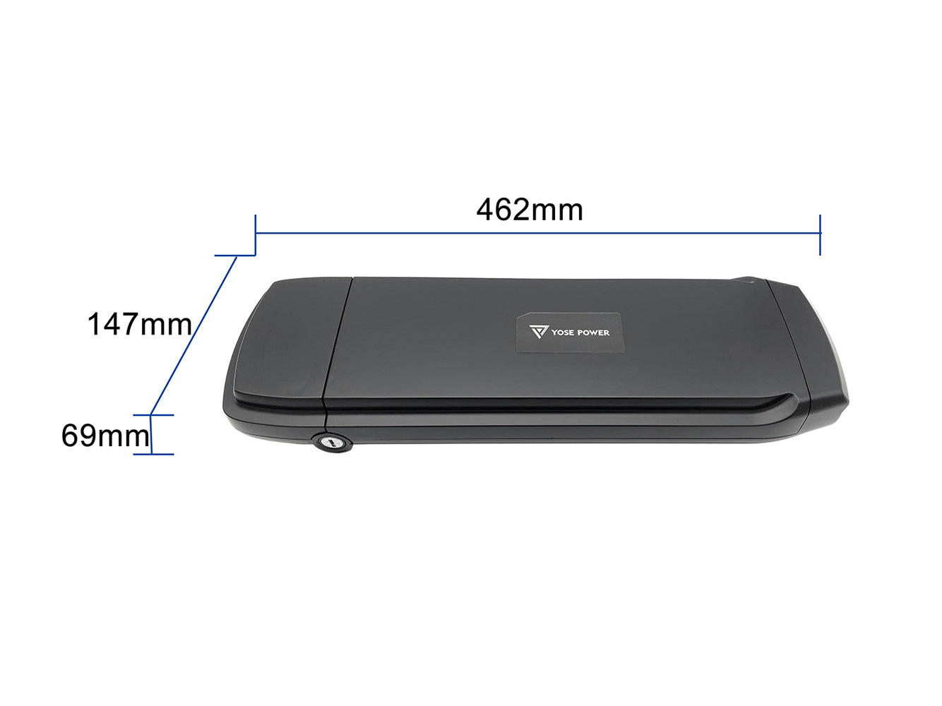 36V 10.4Ah / 385 Wh E-bike Rear Battery with Charger and Holder for Phylion Joycube SF-03 JCEB360-11 - PowerSmart