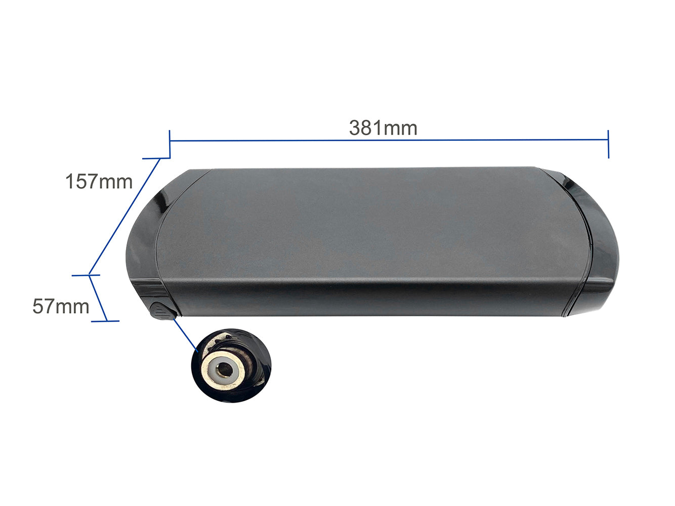 36V 13Ah/ 481 Rear Li-ion Battery Wall-E Phylion E-Bike WITHOUT Holder - PowerSmart