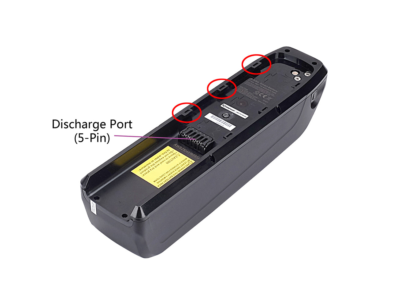 36V 10.4Ah/374.4Wh Battery for Ampere Tourer, DenverBike MTB Bike E3000MM - PowerSmart