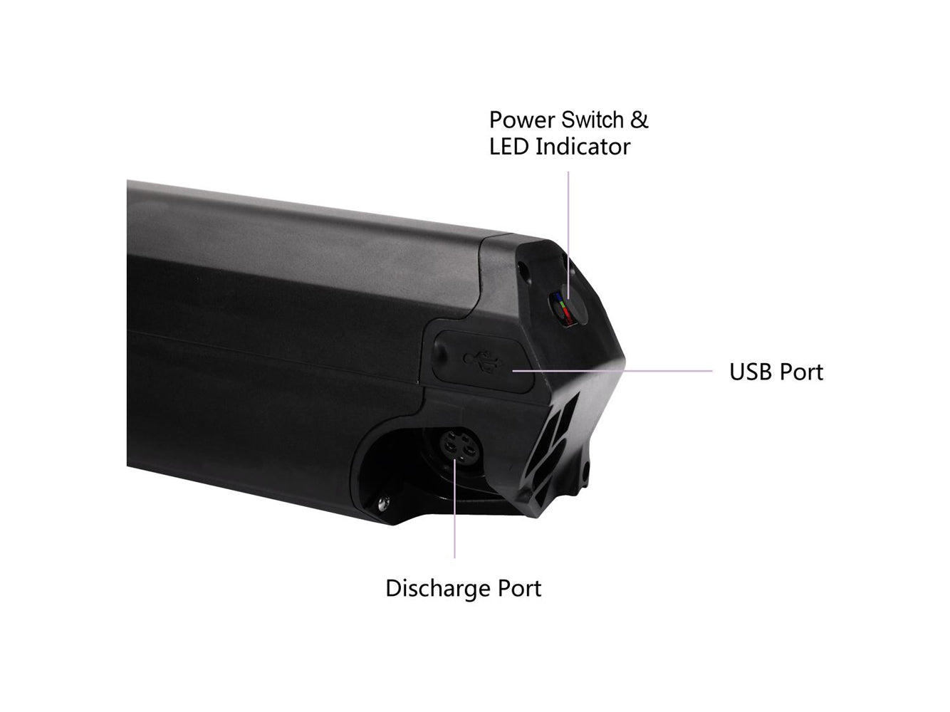 36V 14.5Ah/522Wh Battery for Allegro CrossTour, Crussis e-Atland 7.4 - PowerSmart