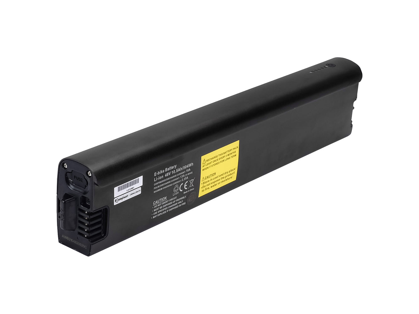 48V 10.5Ah / 504 Wh Battery for Fuell Flluid - PowerSmart