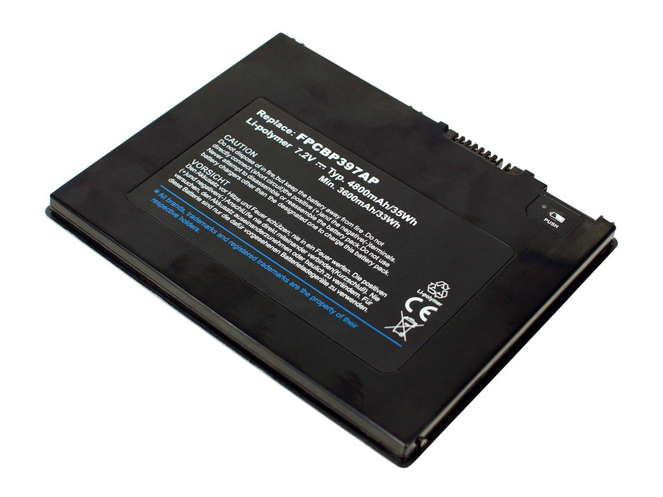 Laptop Battery Replacement for FUJITSU Stylistic Q572, Stylistic Q572-W7D-001, Stylistic Q572-W8-001, Stylistic Q572/G