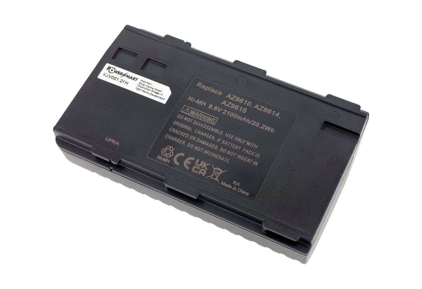 Camcorder Battery Replacement for MAGNAVOX R-8297V, MAGNAVOX VR-8200, VR-8300, VR-9200, VR-9600 Series