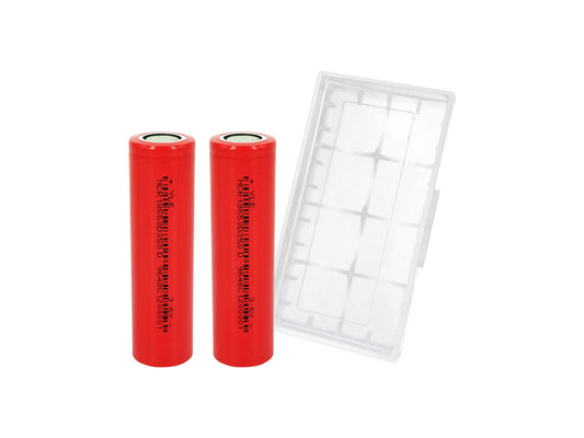 2x 3500mAh 18650 Rechargeable Battery Cells