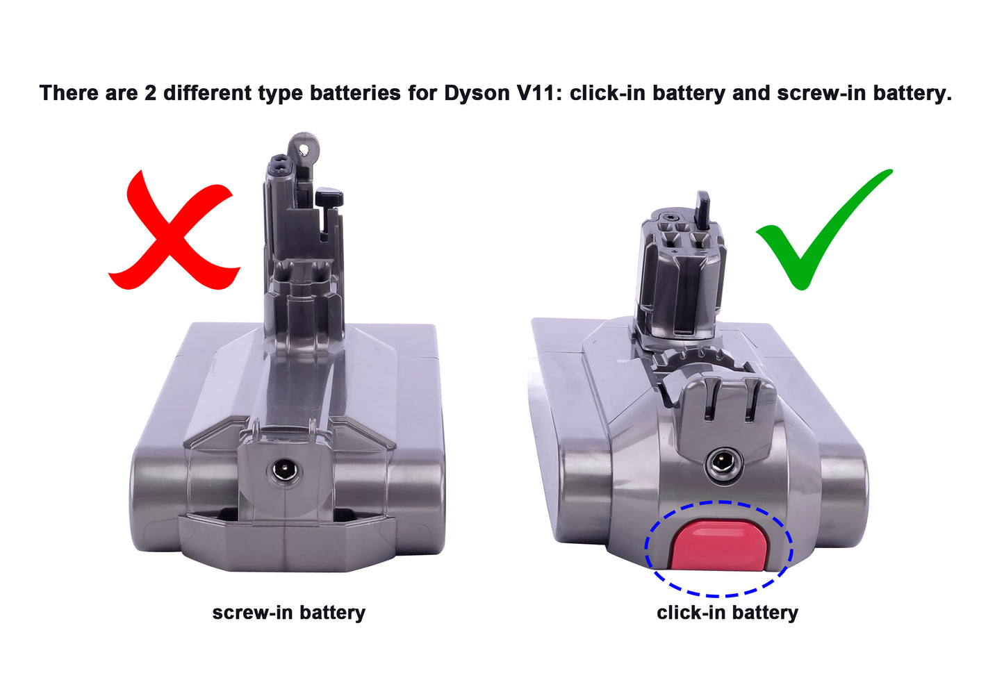 Vacuum Cleaner Battery for DYSON V11 FLUFFY EXTRA Vacuum Cleaner Replacement Battery - PowerSmart